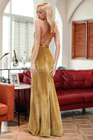 Laden Sie das Bild in den Galerie-Viewer, Langes Abendkleid aus Samt