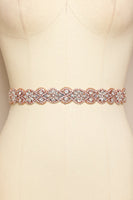 Laden Sie das Bild in den Galerie-Viewer, Schwarzer Rhinstone Gürtel