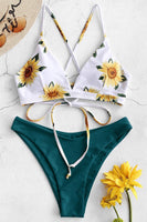 Laden Sie das Bild in den Galerie-Viewer, Floral gedruckt Sommer Bikini