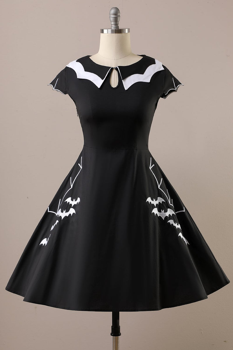 Laden Sie das Bild in den Galerie-Viewer, Halloween Fledermaus Drucken Kleid