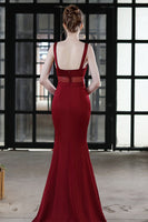 Laden Sie das Bild in den Galerie-Viewer, Schwarzes Meerjungfrau Langes Ballkleid