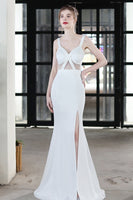 Laden Sie das Bild in den Galerie-Viewer, Schwarzes Meerjungfrau Langes Ballkleid