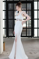 Laden Sie das Bild in den Galerie-Viewer, Schwarzes Meerjungfrau Langes Ballkleid