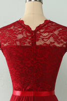 Laden Sie das Bild in den Galerie-Viewer, Marine Midi Spitze Partykleid