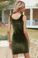 Laden Sie das Bild in den Galerie-Viewer, Armeegrün Weihnachtskleid