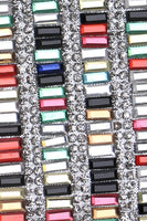 Laden Sie das Bild in den Galerie-Viewer, Bunte Strass Ball Handtasche