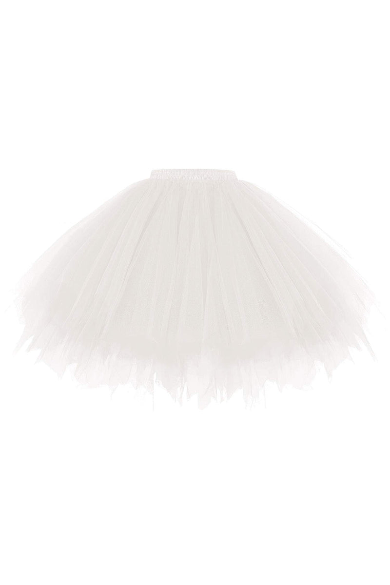 Laden Sie das Bild in den Galerie-Viewer, Kurze Tutu Ballett Bubble Rock 50er Jahre Tüll Party Vintage Petticoat