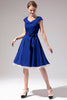 Laden Sie das Bild in den Galerie-Viewer, 1950er Königsblau Kleid