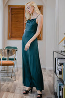 Laden Sie das Bild in den Galerie-Viewer, Burgundy Einfach Langes Brautjungfernkleid Ballkleid