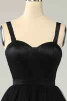 Laden Sie das Bild in den Galerie-Viewer, Himmelblaues Tüll Cocktailkleid