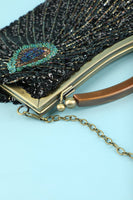 Laden Sie das Bild in den Galerie-Viewer, Schwarze Strass Abendtasche