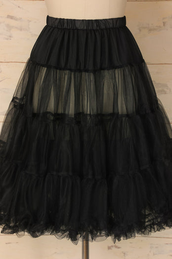 Black Tulle Petticoat - ZAPAKA