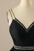 Laden Sie das Bild in den Galerie-Viewer, V-Ausschnitt Kleine schwarze Kleid