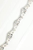 Laden Sie das Bild in den Galerie-Viewer, Weißer Gürtel mit Rhinstone