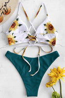 Laden Sie das Bild in den Galerie-Viewer, Floral gedruckt Sommer Bikini