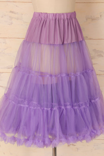 Purple Tulle Petticoat - ZAPAKA