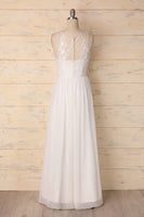 Laden Sie das Bild in den Galerie-Viewer, White Chiffon Prom - ZAPAKA