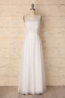 Laden Sie das Bild in den Galerie-Viewer, White Chiffon Prom - ZAPAKA