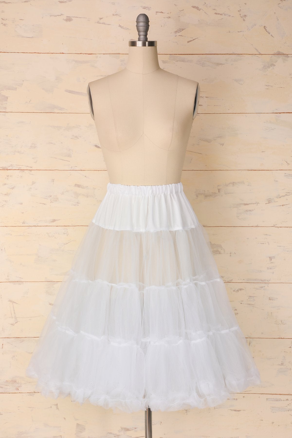 Petticoat aus Weißem Tüll