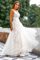 Laden Sie das Bild in den Galerie-Viewer, Langes Spitze Ballkleid